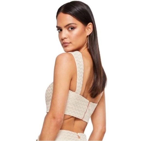 Nookie “Queen” Nude crop top - Picture 1 of 7